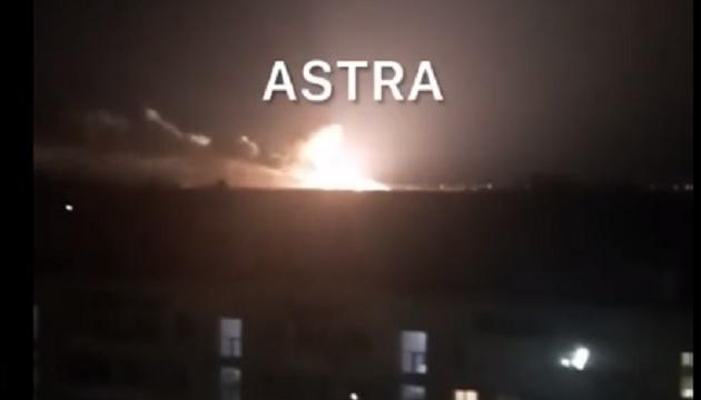 Rusiyanın Cankoydakı hərbi aerodromu vuruldu – Video