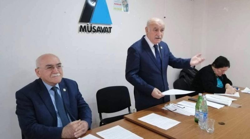 Müsavat Məclisinin sessiyası keçirildi